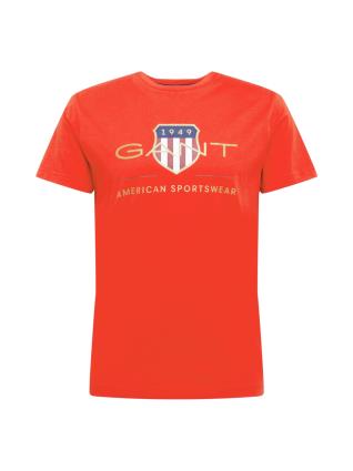 GANT Camisa  vermelho-alaranjado / ouro / branco / marinho