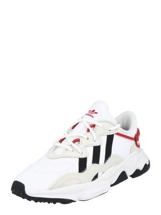 ADIDAS ORIGINALS Sapatilhas baixas 'Ozweego'  branco / preto / vermelho / bege