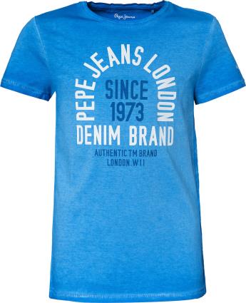Pepe Jeans Camisa 'KEANE'  azul / branco