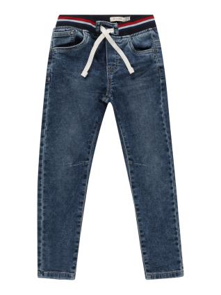 OVS Calças de ganga  azul escuro / vermelho / azul noite / branco