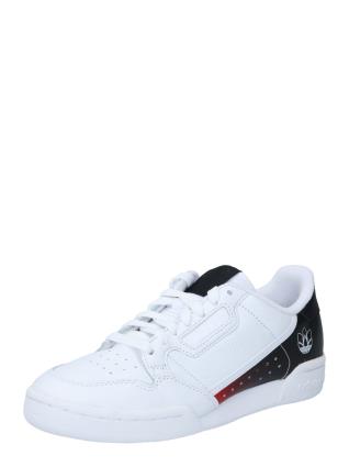 ADIDAS ORIGINALS Sapatilhas baixas ' Continental 80  '  branco / preto / carmesim