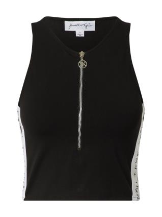 KENDALL + KYLIE Top  preto / branco