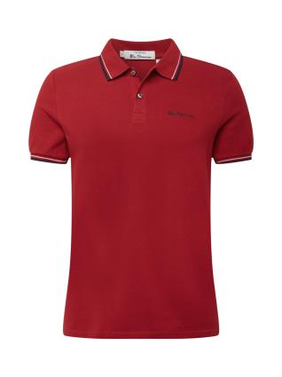 Ben Sherman Camisa  vermelho / azul escuro / branco