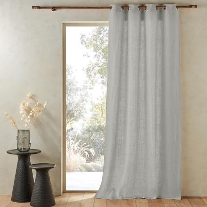 Cortinado em linho lavado, ilhós, Private