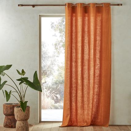 Cortinado em linho lavado, ilhós, Private