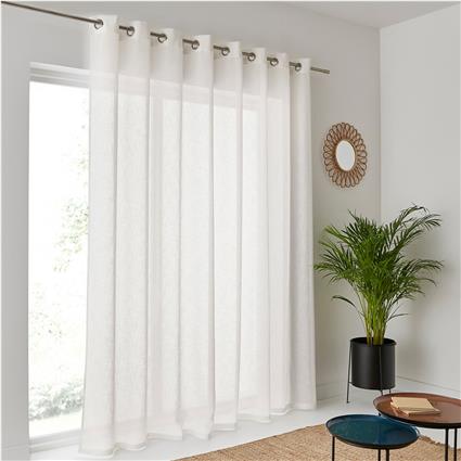 Interieurs Cortinado efeito linho, com ilhós, Nyong