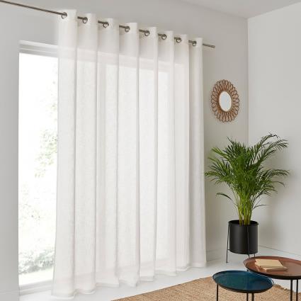Interieurs Cortinado efeito linho, com ilhós, Nyong