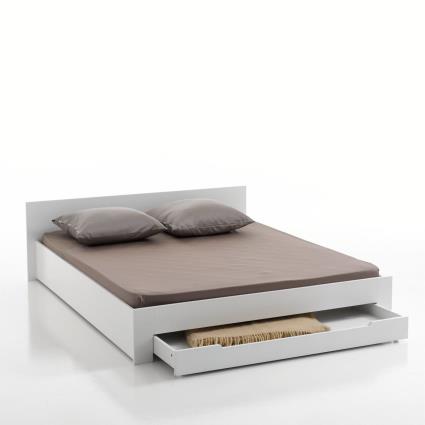 Interieurs Cama para 2 pessoas, com estrado e gaveta, Crawley