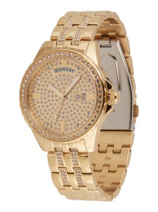 GUESS Relógios analógicos 'COMET'  ouro / preto / branco