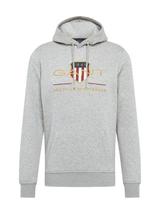 GANT Sweatshirt  cinzento claro / amarelo / navy / vermelho / branco