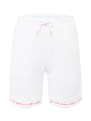 BOSS ATHLEISURE Calças 'Headlo 1'  branco / vermelho