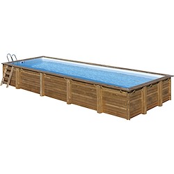 Piscina de madeira GRE 10000X400X146CM