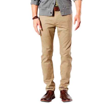 Calças chino corte skinny Alpha Stretch Khaki