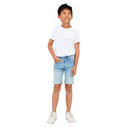 Name It Shorts Jeans Sofus Tax Long 110 cm Light Blue Denim