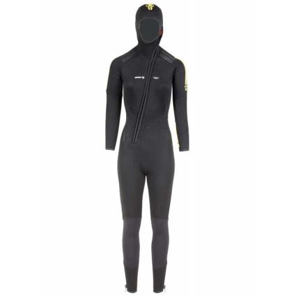 Beuchat Mulher 1dive With Hood 7 Milímetros XS Black