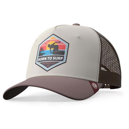 The Indian Face Boné Trucker Born To Surf One Size Brown