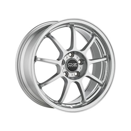 Jante de alumínio oz alleggerita hlt 12x18 5x130 et68 prateado brilhante