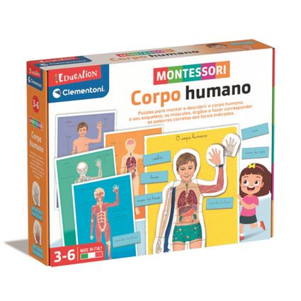 Jogo Montessori - Corpo Humano