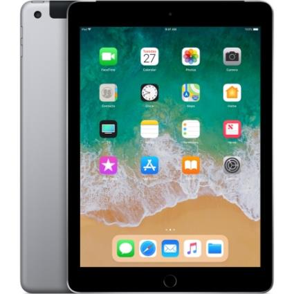 Apple iPad 4G LTE 128 GB 24,6 cm (9.7') Wi-Fi 5 (802.11ac) iOS 11 Cinzento