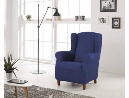 Capa Poltrona ESTORALIS Berta Azul (Póliester e Algodão - 70-90 x 90-100 cm)