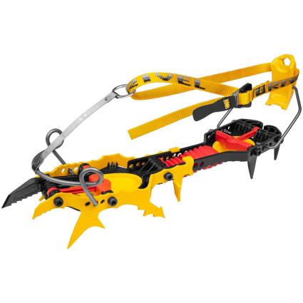 Grivel Crampons Alpinismo Rambo 4 Cramp-o-matic Evo Ce EU 38-48 Yellow