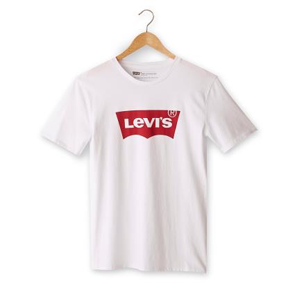 Levis T-shirt estampada, gola redonda