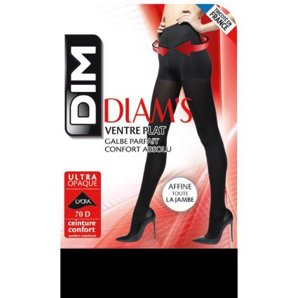 Collants Diams Ventre Plat ultraopacos, 90 deniers