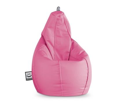 Puff HAPPERS Pêra Outdoor XXL (Rosa - Couro Sintético - 80x80x130 cm)