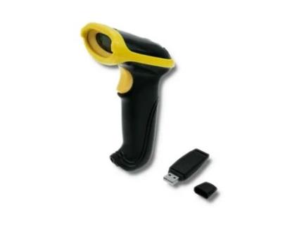 Leitor de Código de Barras Qoltec Wireless 1d, 2.4