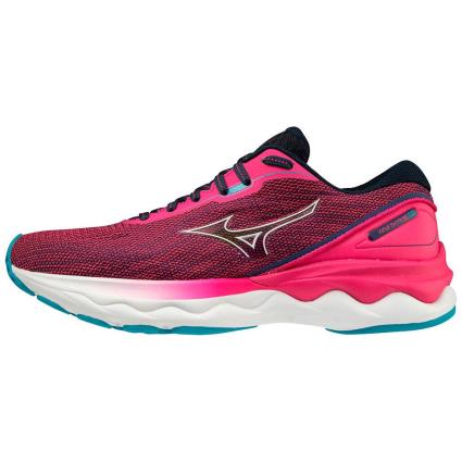 Mizuno Tênis Running Wave Skyrise 3 EU 40 Pink Peacock / White / Algiers Blue