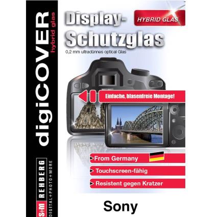 Digicover Hybrid Glass Display Cover Sony Alpha 7 7r 9 One Size White