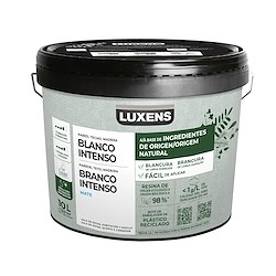 Tinta interior mate LUXENS BIOBASED 10L BRANCO