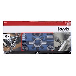 Jogo de machos e fêmeas KWB 16 PCS