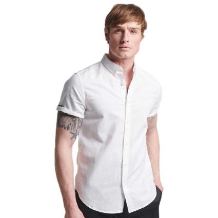 Superdry Camisa De Manga Curta Studios Linen L Optic