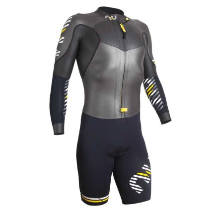 Nu Swimrun Trifato Manga Curta Alligator Elite S Black / Yellow