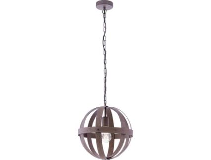 Candeeiro Suspenso  370 Westbury (Castanho - E27 - 1 x 60 W - Aço)