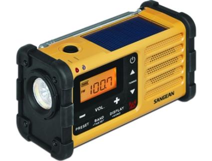 Rádio Solar  MMR-88 (Amarelo - Digital - FM / AM - Bateria)