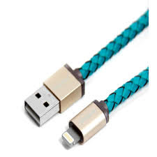 LifeStar Lightning-USB (1m - cross turquoise)