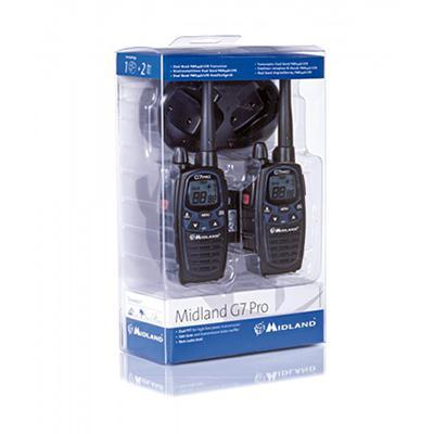 Walkie-Talkie  G7 Pro C1090.6 (8 Canais - Até 12 Km - Até 12h - Preto)