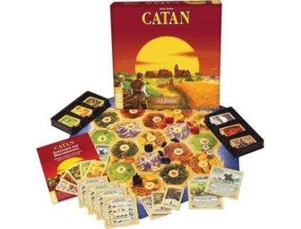 Jogo de Tabuleiro Catan (Idade Mínima: 10 - Nível Dificuldade: Intermédio)