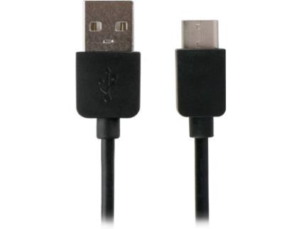 Cabo  MWUSC0004 (USB - USB-C - 1m - Preto)