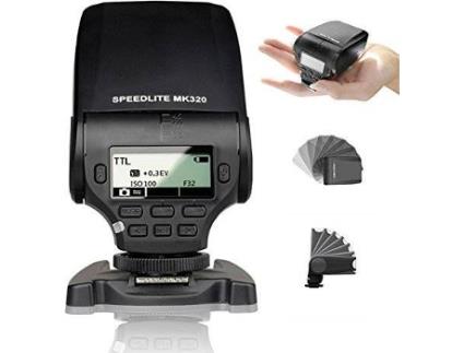 Flash  MK320 para Fuji (NG: 32 - Controlo: TTL)