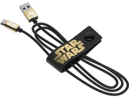 Cabo USB-microUSB Star Wars (gold edition BB-8)