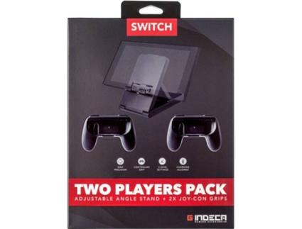 Pack Nintendo Switch 2 Jogadores  (Suporte + Grips Joy-Con)