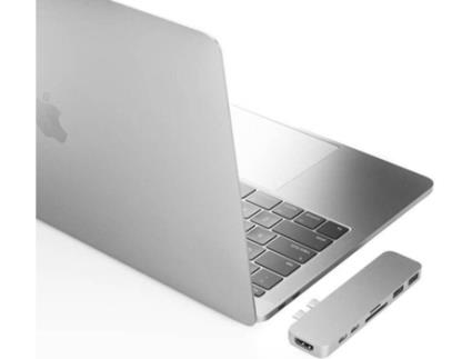 Drive Solo HUB para Macbook, PC & USB-C Prata