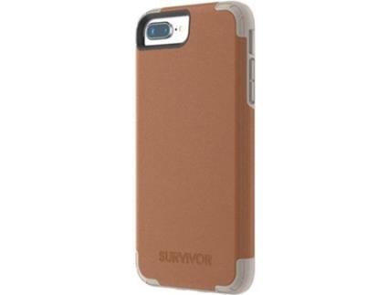 Capa  Prime iPhone 6 Plus, 6s Plus, 7 Plus, 8 Plus castanho