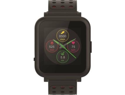 Smartwatch  MIOSMW009 Preto, Vermelho