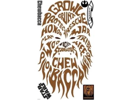 Autocolantes de Parede  Chewbacca 6 elementos