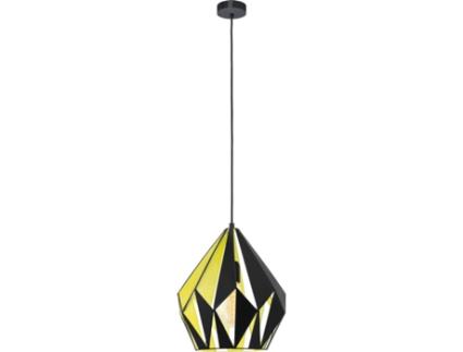 Candeeiro Suspenso  Carlton 1 49256 (E27 - 1 x 60 W - Aço)