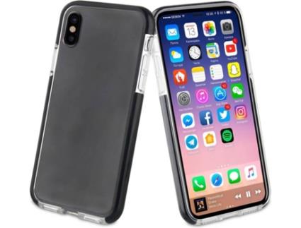 Capa iPhone X, XS  Crystal Soft Bumper Preto